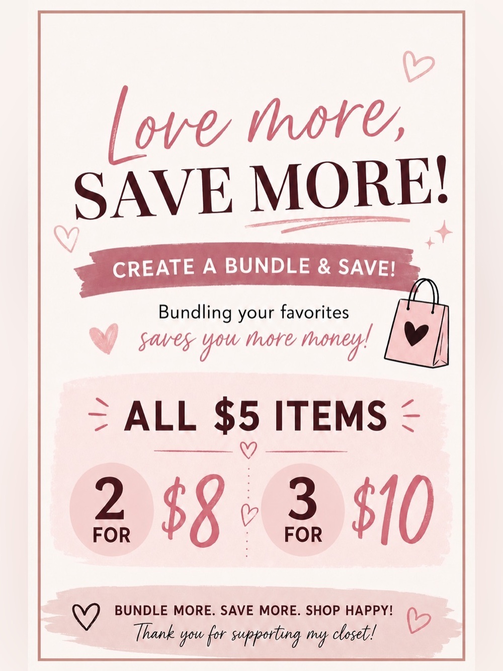 Love More, Save More